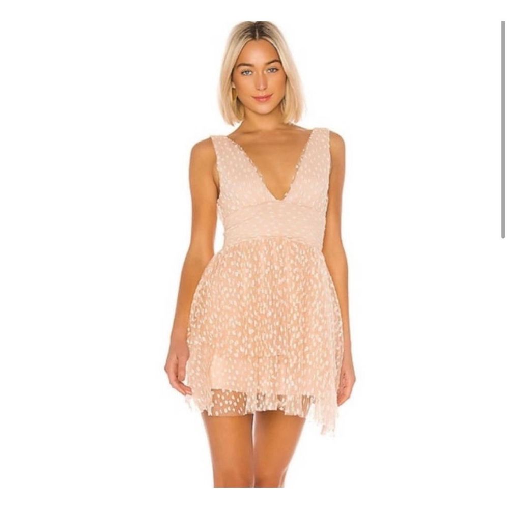Majorelle Dora Mini Dress in Blush Nude Size S